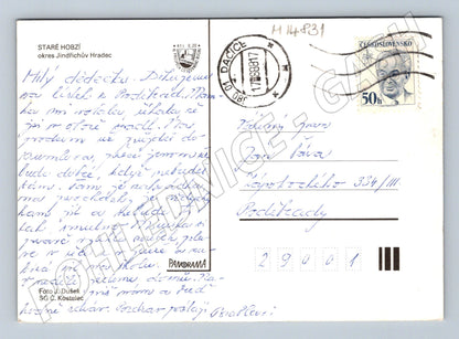 Pohlednice Staré Hobzí Jižní Čechy (M14831)