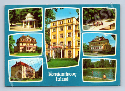 Pohlednice Konstantinovy Lázně víceobrázková (M14836)