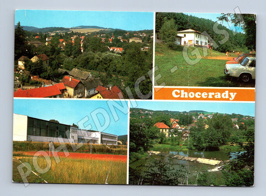 Pohlednice Chocerady Sázava rekreační středisko (M14852)