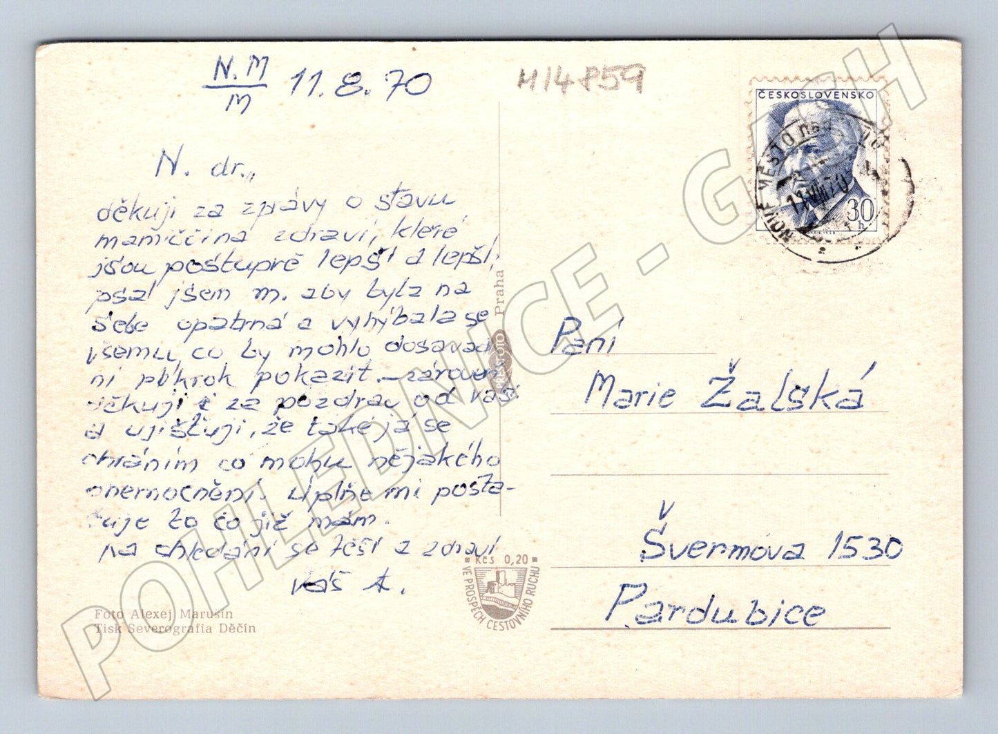 Pohlednice Chata na Šerlichu (M14859)