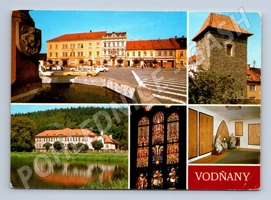 Pohlednice Vodňany vícezáběrová koláž (M14867)