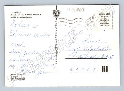 Pohlednice Litoměřice historická více záběrů (M14869)