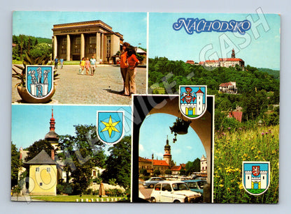 Pohlednice Náchodsko – zámek, Hronov (M14871)