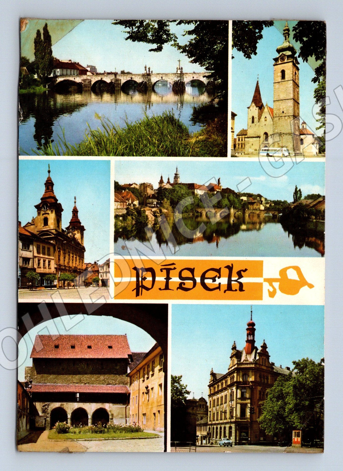 Pohlednice Písek historická koláž (M14874)