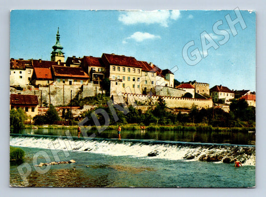 Pohlednice Písek historická pohlednice od Otavy (M14879)