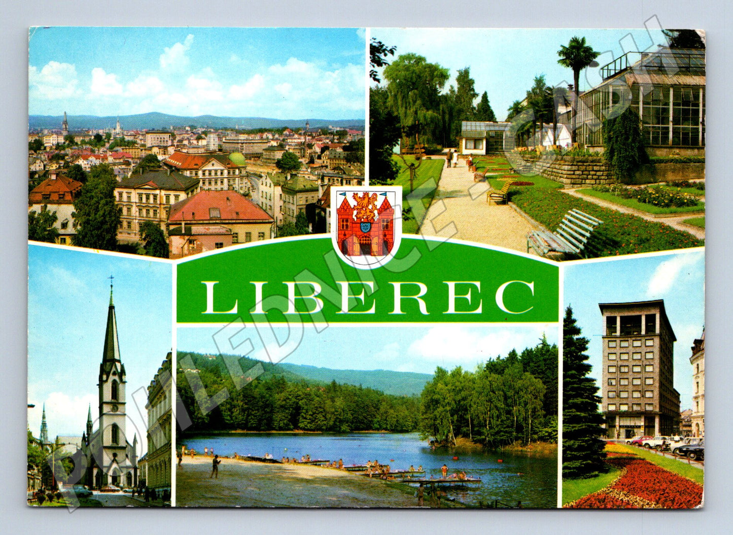 Pohlednice Liberec Koláž města (M14887)