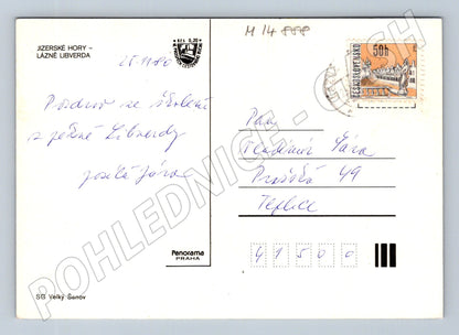 Pohlednice Lázně Libverda Jizerské hory (M14888)