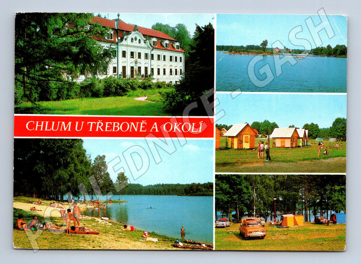 Pohlednice Chlum u Třeboně a okolí (M14893)