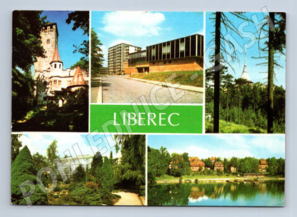 Pohlednice Liberec více záběrů města (M14898)