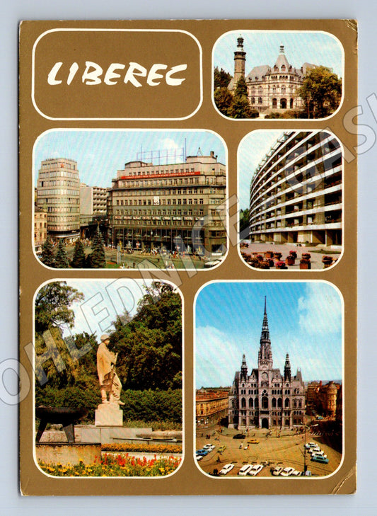 Pohlednice Liberec Historie více záběrů (M14918)