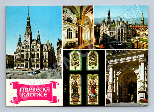 Pohlednice Liberecká radnice historická (M14919)