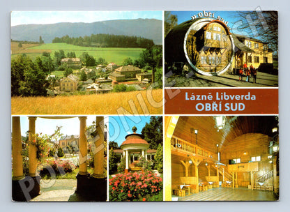 Pohlednice Obří sud Lázně Libverda (M14921)