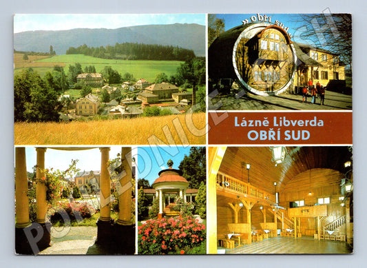 Pohlednice Obří sud Lázně Libverda (M14921)