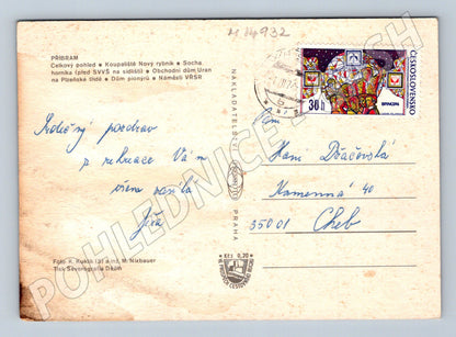 Pohlednice Příbram více pohledů (M14932)