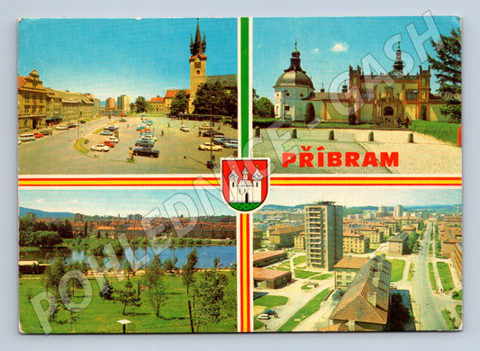 Pohlednice Příbram více záběrů (M14934)