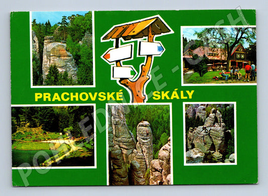 Pohlednice Prachovské skály Český ráj (M14953)