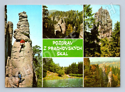 Pohlednice Pozdrav z Prachovských skal, Český ráj (M14954)