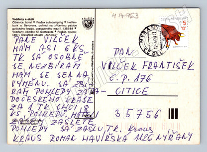 Pohlednice Vodňany a okolí, jižní Čechy (M14963)
