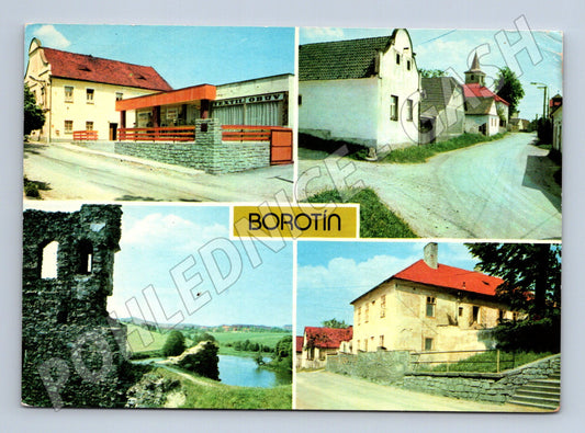 Pohlednice Borotín u Tábora zřícenina hradu (M14967)