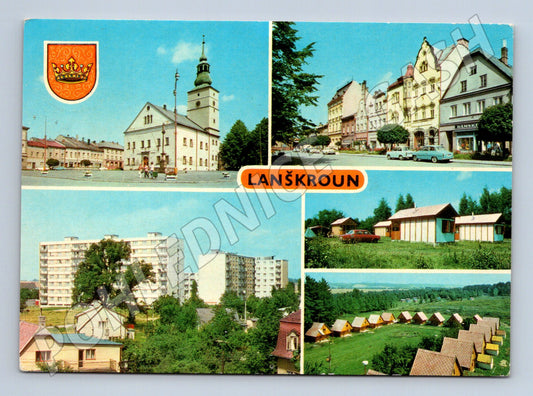 Pohlednice Lanškroun více záběrů (M14971)