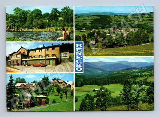 Pohlednice Benecko Krkonoše vícezáběrová (M14989)
