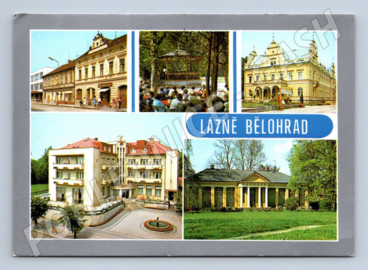 Pohlednice Lázně Bělohrad více záběrů (M15005)