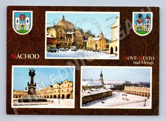 Pohlednice Historická Náchod a Nové Město (M15007)