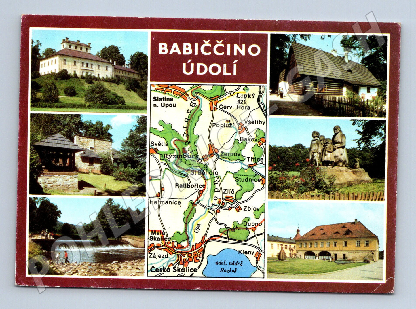 Pohlednice Babiččino údolí (M15009)