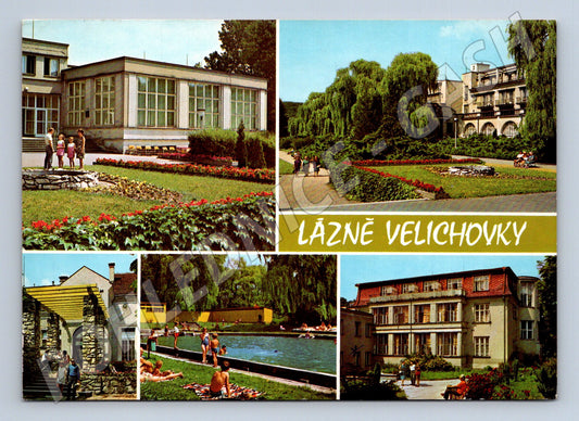 Pohlednice Lázně Velichovky více pohledů (M15014)