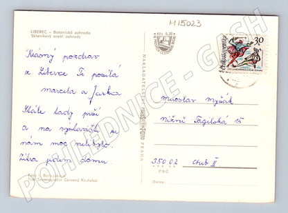 Pohlednice Botanická zahrada Liberec (M15023)