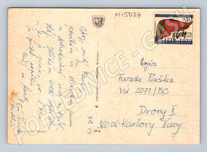 Pohlednice Liberec - hotel Ještěd, městská koláž (M15024)