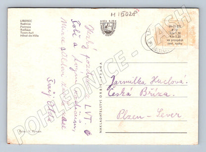Pohlednice Liberec, radnice (M15028)