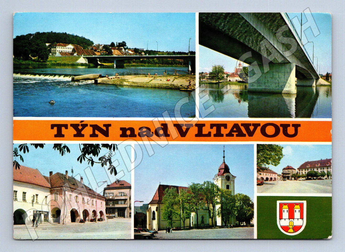 Pohlednice Týn nad Vltavou barevná (M15035)