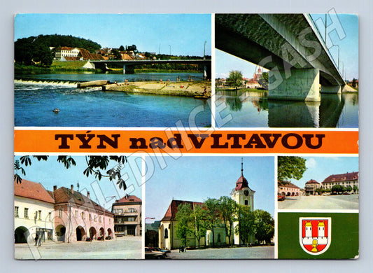 Pohlednice Týn nad Vltavou barevná (M15035)