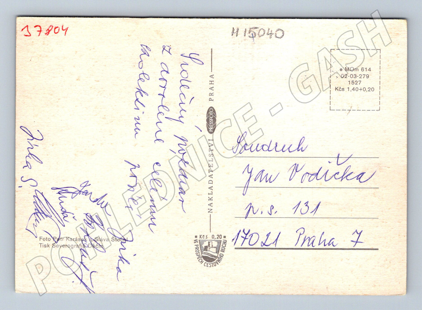 Pohlednice Chlum u Třeboně, Staňkovský rybník (M15040)