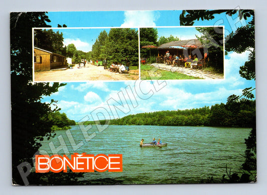 Pohlednice Bonětice loďka (M15047)