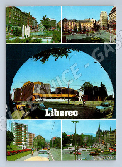Pohlednice Liberec – více pohledů, použitá (M15057)