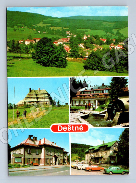 Pohlednice Deštné v Orlických horách 1984 (M15059)