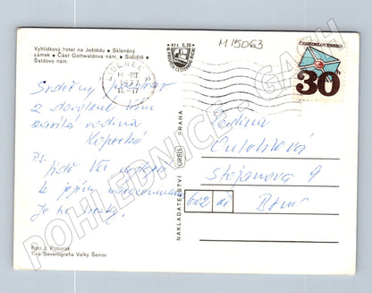 Pohlednice Liberec – hotel Ještěd, ČSSR (M15063)