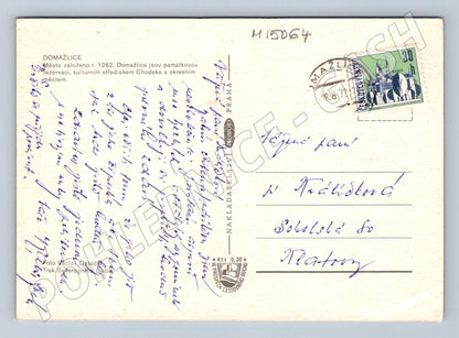 Pohlednice Domažlice – odeslaná 1972 (M15064)