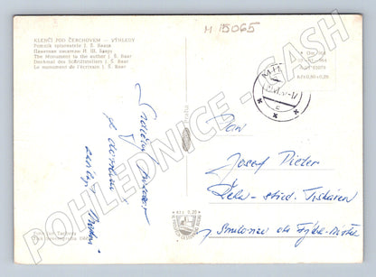 Pohlednice Památník J. Š. Baara, Klenčí pod Čerchovem (M15065)