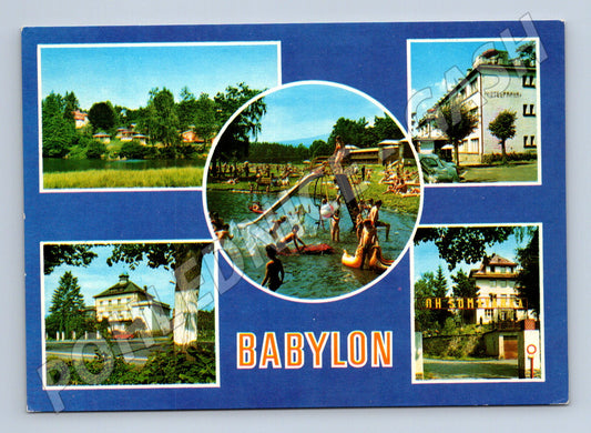 Pohlednice Babylon u Domažlic – koláž, ČSSR (M15067)