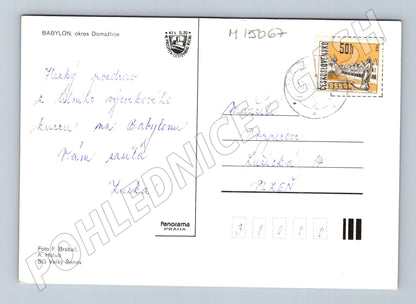 Pohlednice Babylon u Domažlic – koláž, ČSSR (M15067)