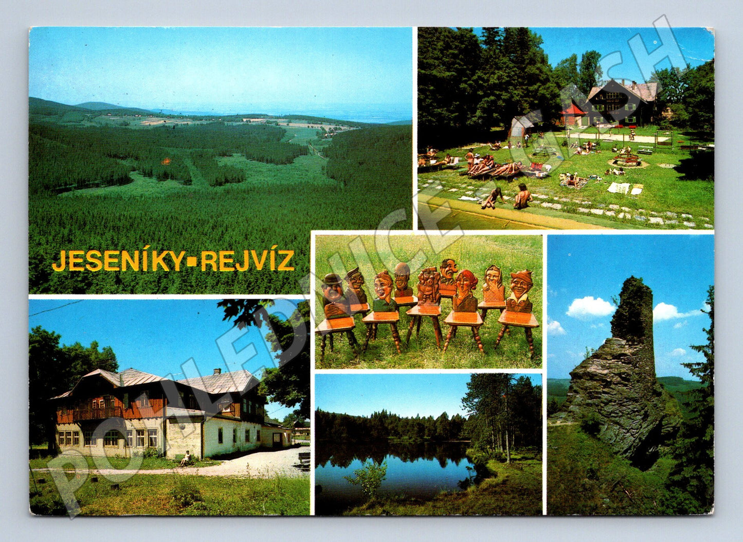 Pohlednice Rejvíz – Jeseníky, odeslaná (M15073)