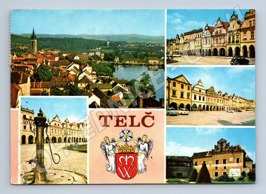 Pohlednice Telč – památková rezervace, ČSSR (M15075)