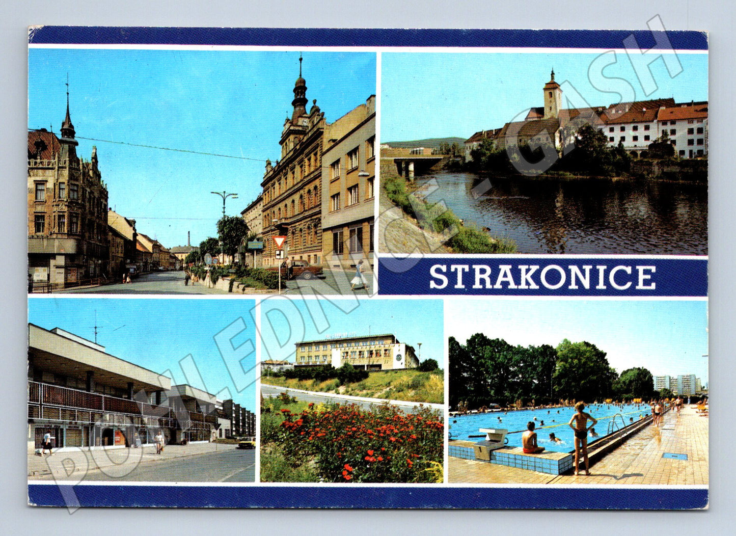 Pohlednice Strakonice – odeslaná 1991 (M15082)