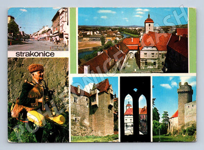 Pohlednice Strakonice – hrad a město 1975 (M15083)
