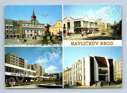 Pohlednice Havlíčkův Brod – koláž, odeslaná (M15084)