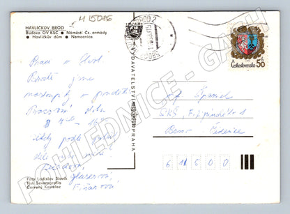 Pohlednice Havlíčkův Brod – více záběrů 1982 (M15086)