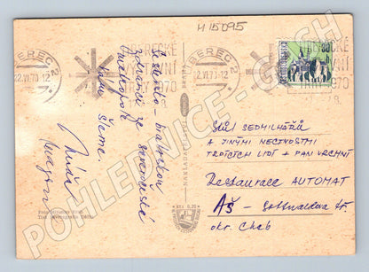 Pohlednice Pozdrav z Liberce – památky města 1970 (M15095)